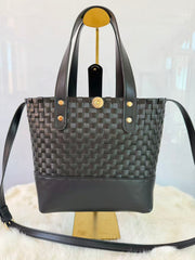 Tall Woven Shoulder Tote Bag (Multi-color)