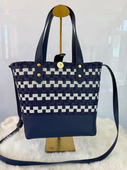 Tall Woven Shoulder Tote Bag (Multi-color)